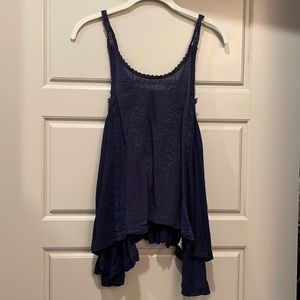 Free People Navy Tank